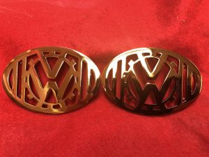 Horn Grill, VW Gear Bronze, Pair