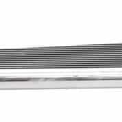 Running Boards, Glossy Black Polished Ribs Polished Edge